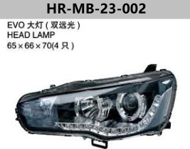 HEAD LAMP  FOR LANCER EVO