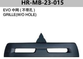 GRILLE W O HOLE  FOR LANCER EVO