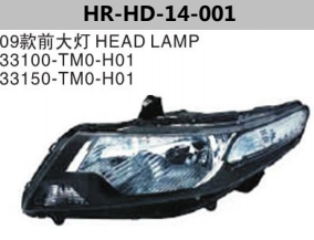 HEAD LAMP FOR HONDA CITY 2009 GM2/3