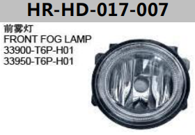 FOR HONDA JAZZ 2014" FRONT FOG LAMP