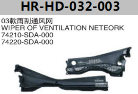FOR HONDA ACCORD 2003" WIPER OF VENTILATION NETEORK