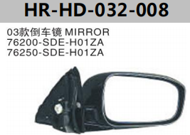 FOR HONDA ACCORD 2003" MIRROR