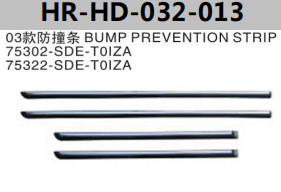 FOR HONDA ACCORD 2003" BUMP PREVENTION STRIP