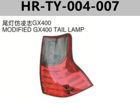 FOR TOYOTA PRADO FJ150 2009"-2013" MODIFIED G×400 TAIL LAMP