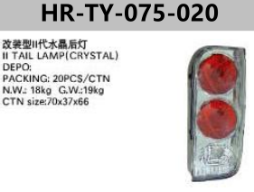 FOR TOYOTA HAICE 97'-98' II TAIL LAMP(CRYSTAL)