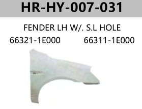 FOR HYUNDAI ACCENT 06"-10" FENDER LH W/.S.L HOLE