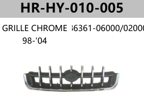 FOR HYUNDAI ATOS 01"-03" GRILLE CHROME