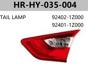 FOR HYUNDAI I30 12"-13" TAIL LAMP