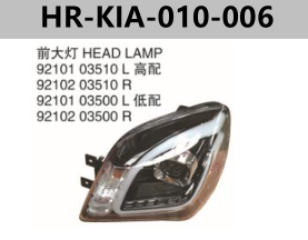 FOR KIA SPORTAGE 2013"  HEAD LAMP
