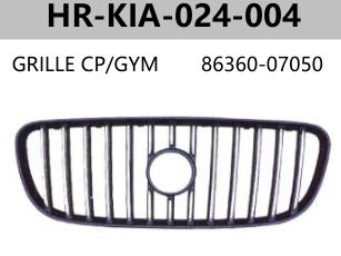 FOR KIA PICANTO 2004"-2006" GRILLE CP/GYM