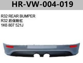 FOR VOLKSWAGEN GOLF V/GTI R32 REAR BUMPER