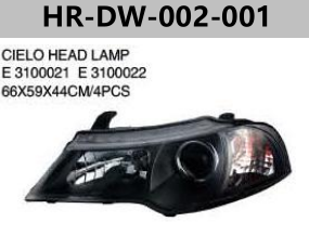 FOR DAEWOO CIELO 08"/NEXIA 08" CIELO HEAD LAMP