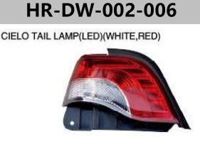 FOR DAEWOO CIELO 08"/NEXIA 08" CIELO TAIL LAMP(LED)(WHITH,RED)