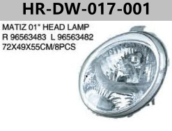 FOR DAEWOO MATIZ 01" Ⅱ /SPARK MATIZ 01" HEAD LAMP
