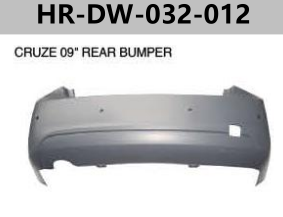 FOR DAEWOO CHEVROLET CRUZE 2009" CRUZE 2009" REAR BUMPER