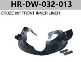FOR DAEWOO CHEVROLET CRUZE 2009" CRUZE 2009" FRONT INNER LINER