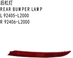 REAR BUMPER LAMP FOR KA K5 2020